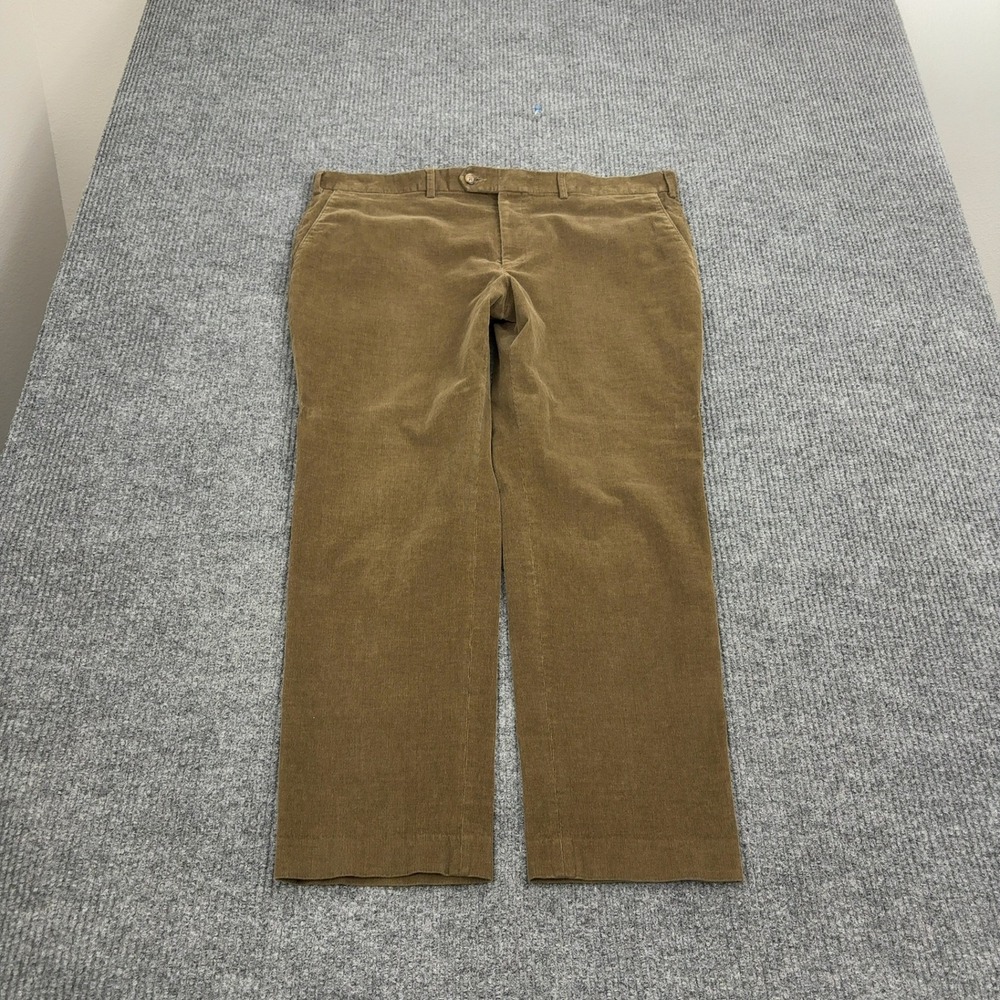 Lauren Ralph Lauren Pants Mens 40 Brown Cotton Corduroy Classic Casual Style